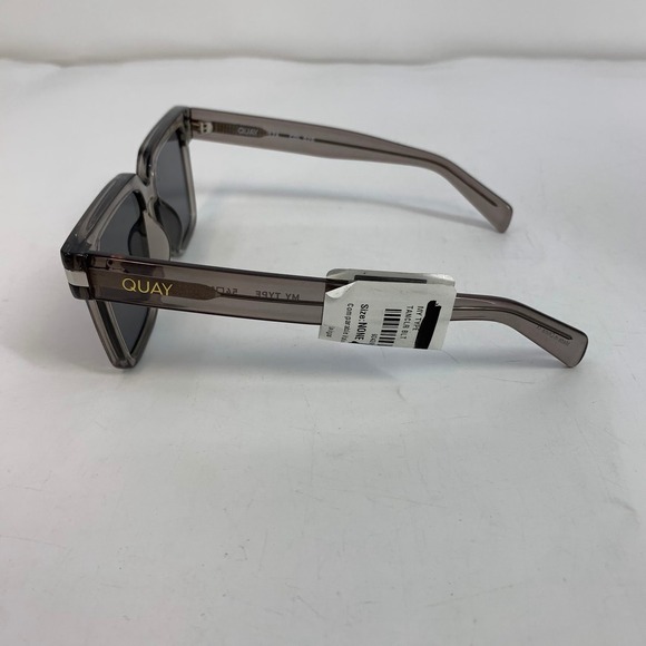 QUAY My Type Sunglasses Tort Clear Blue Light Square‎ Frames Fashion Shades